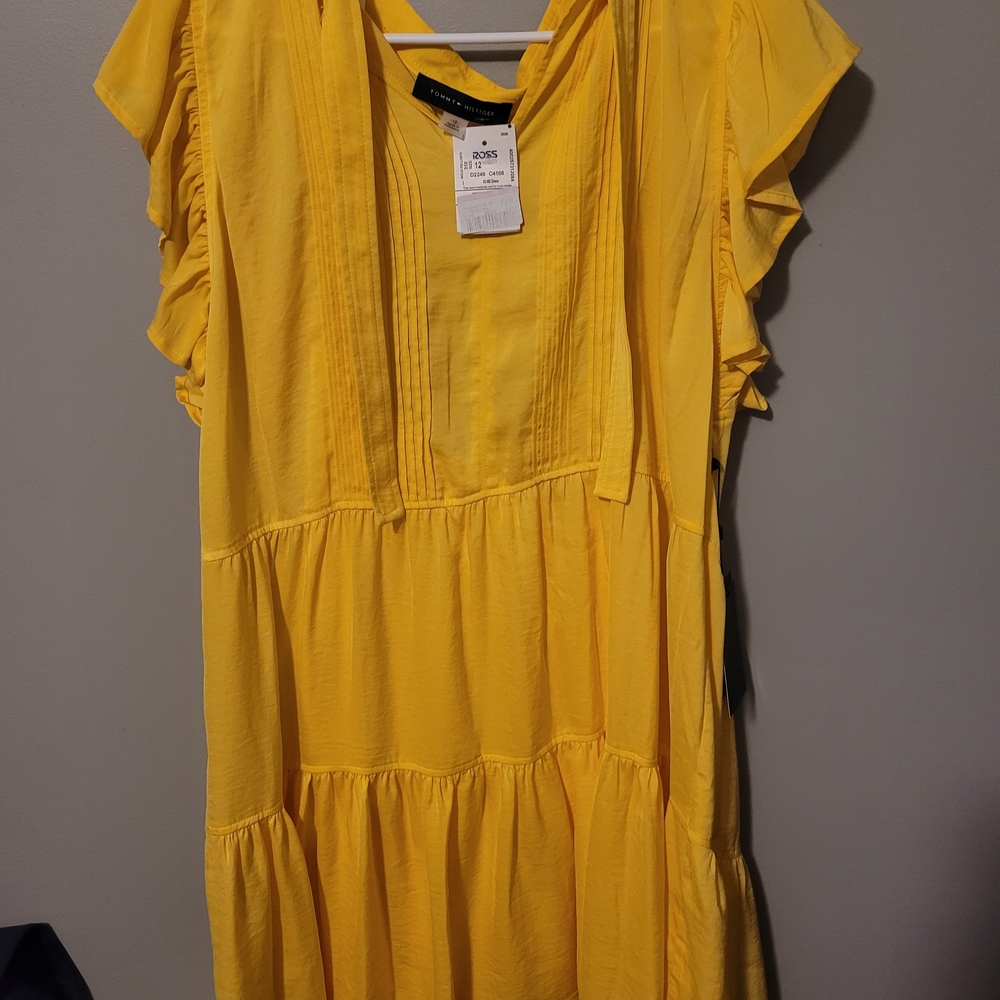 Tommy Hilfiger Vibrant Yellow Dress